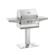 Fire Magic 24-inch Patio Post Mount Charcoal Grill | 0 Burners