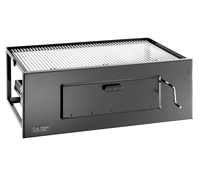 Fire Magic 24-inch Lift-A-Fire Built-In Charcoal Grill | 0 Burners