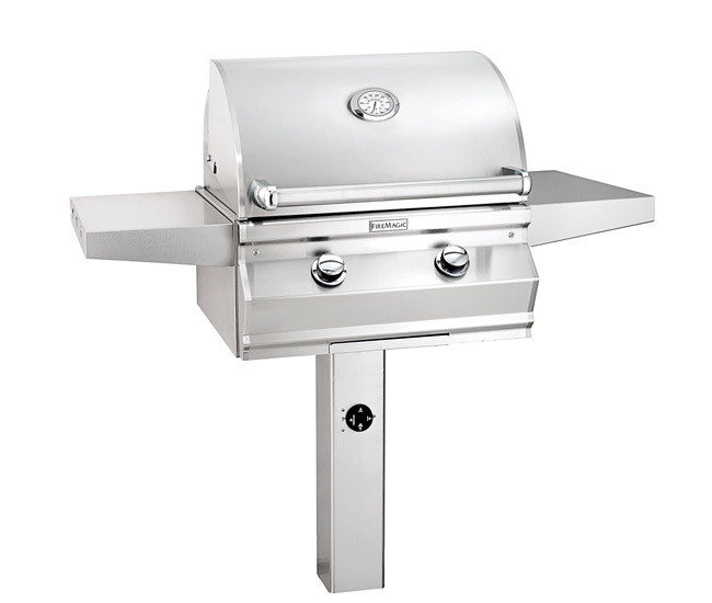 Fire Magic 24-inch Choice In-Ground Post Mount Gas Grill | 2 Burners