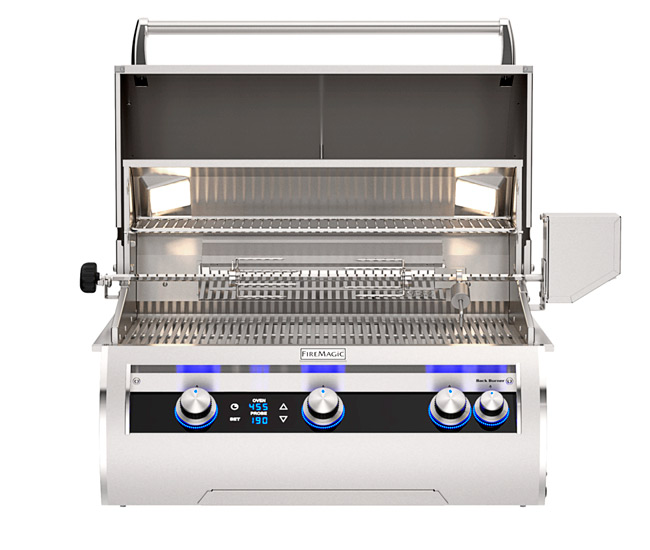 Fire Magic 30-inch Echelon Diamond Built-In Gas Grill with Digital Thermometer | 3 Burners