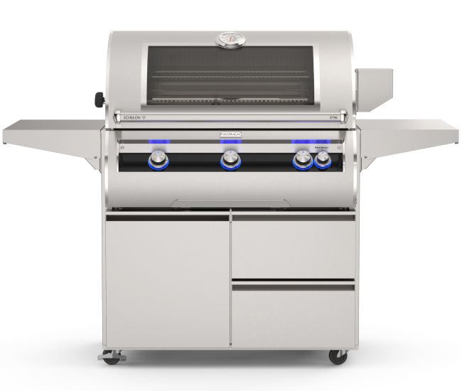 Fire Magic 36-inch Echelon Diamond Portable Gas Grill with Analog Thermometer | 3 Burners