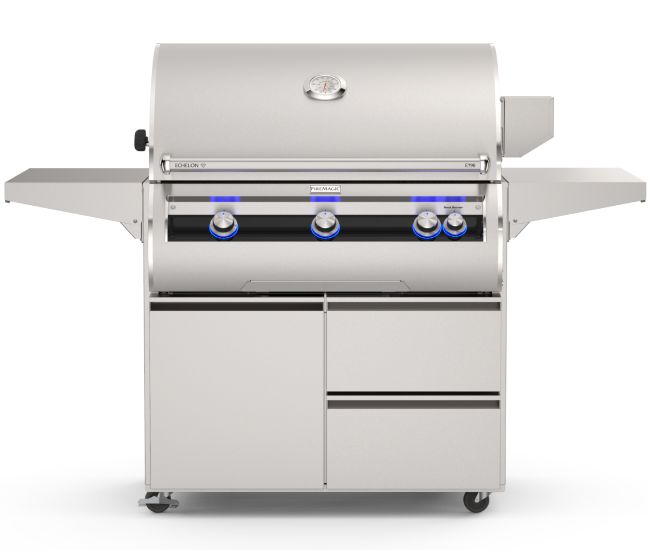 Fire Magic 36-inch Echelon Diamond Portable Gas Grill with Analog Thermometer | 3 Burners