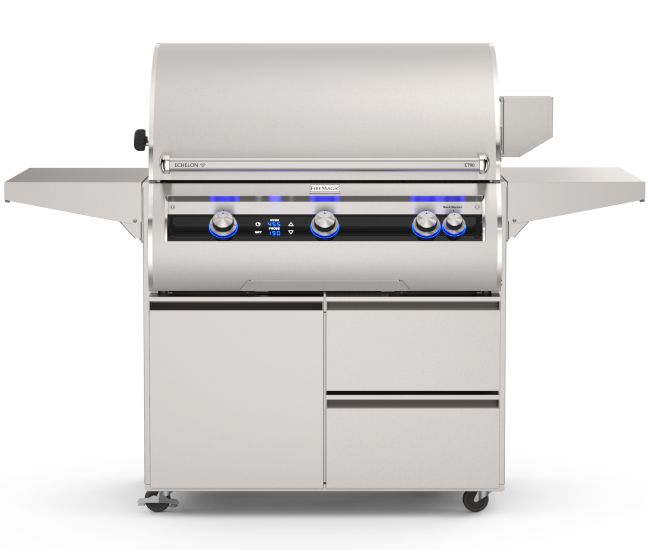 Fire Magic 36-inch Echelon Diamond Portable Gas Grill with Digital Thermometer | 3 Burners