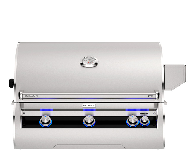 Fire Magic 36-inch Echelon Diamond Built-In Gas Grill with Analog Thermometer | 3 Burners