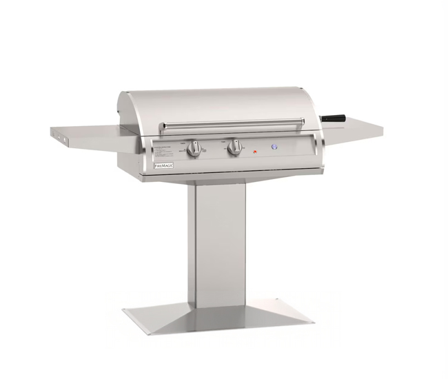 Fire Magic 30-inch Patio Post Mount Accessible Analog Electric Grill