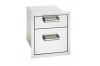 Fire Magic Flush Mount Double Storage Drawers  + $1,047.00 