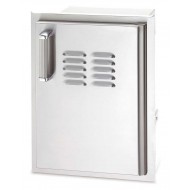 Fire Magic Flush Mounted 20 x 14 Single Access Door with Tank Tray with Louvered Door with Soft Close System, Right Hinge