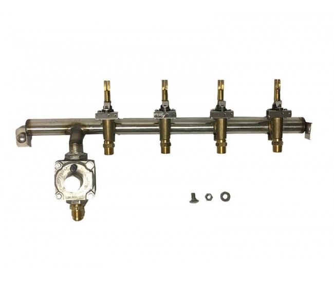 Fire Magic Valve Manifold with Valves And Fittings for Regal 1 Countertop Grills, with Backburner