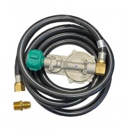 Fire Magic 10 Foot Propane Extension Hose and 2 Stage Regulator with Elbow Fitting