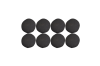 4" Black Cannon Balls (8pc Set)  + $179.00 