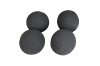 6" Black Cannon Balls (4pc Set)  + $239.00 