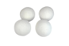 6" White Cannon Balls (4pc Set)  + $239.00 