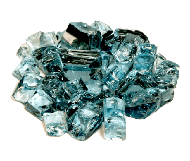 Grand Canyon 1/2-inch Adriatic Topaz Reflective Glass | 10 lb Bag