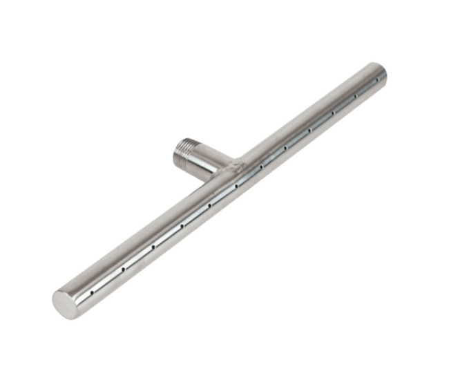 Grand Canyon Stainless Steel Outdoor T-Style Fire Pit Burner, Natural