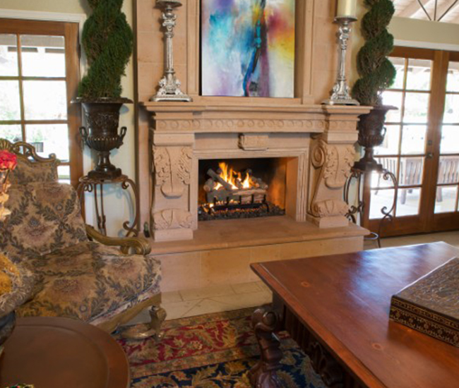 Grand Canyon Arizona Juniper Outdoor See-Thru Gas Log Set