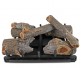 Grand Canyon Arizona Weather Oak Charred Outdoor See-Thru Gas Log Set