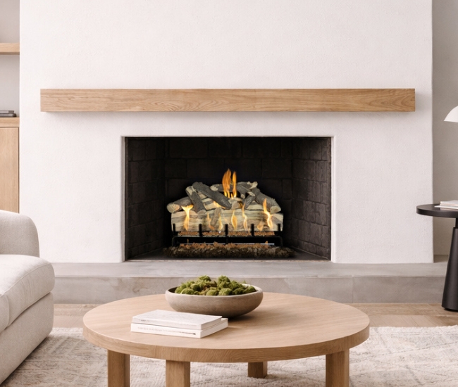 Grand Canyon Blue Pine Split Gas Log Set