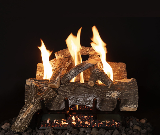 Grand Canyon Weathered Red Oak Ventless Logs