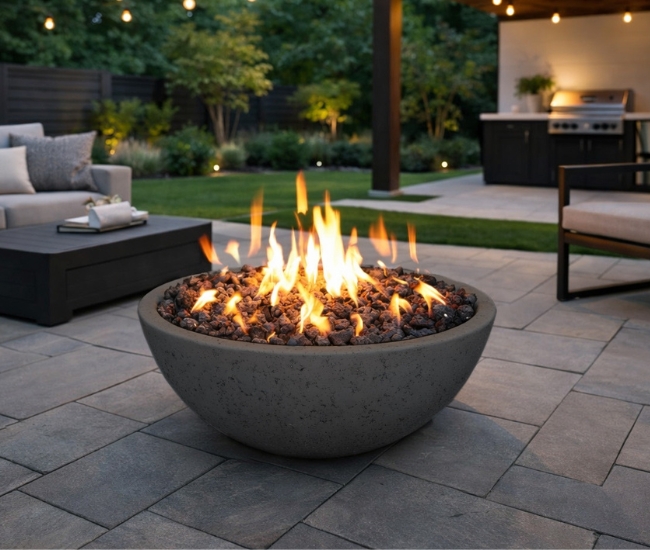 Grand Canyon 48-inch Black Fire Bowl