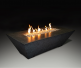 Grand Canyon 60-inch Rectangular Black Fire Table (18-inch Height)
