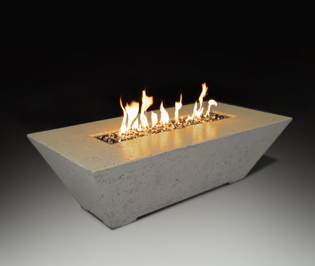 Grand Canyon Olympus 60-inch Rectangular Bone Fire Table (18-inch Height)