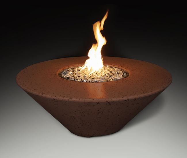 Grand Canyon 44-inch Rust Round Fire Table