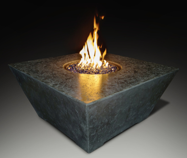 Grand Canyon 48-inch Square Black Fire Table