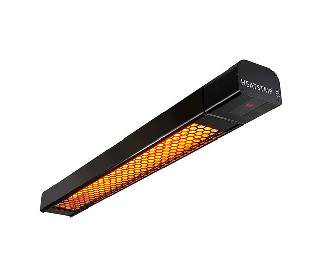 Heatstrip Intense 2200W Black Electric Radiant Heater with Remote & App