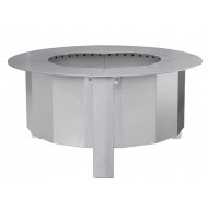 Firegear Lume 26-inch Multisided Smoke-Less Wood Burning Fire Pit with Sear Top Cooking Surface