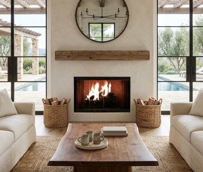 Majestic Royalton Radiant Wood Burning Fireplace