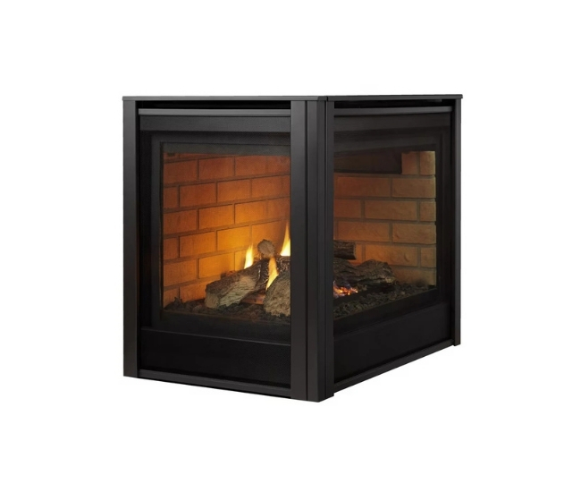 Majestic 36-inch Left Corner Direct Vent Multi Side Gas Fireplace