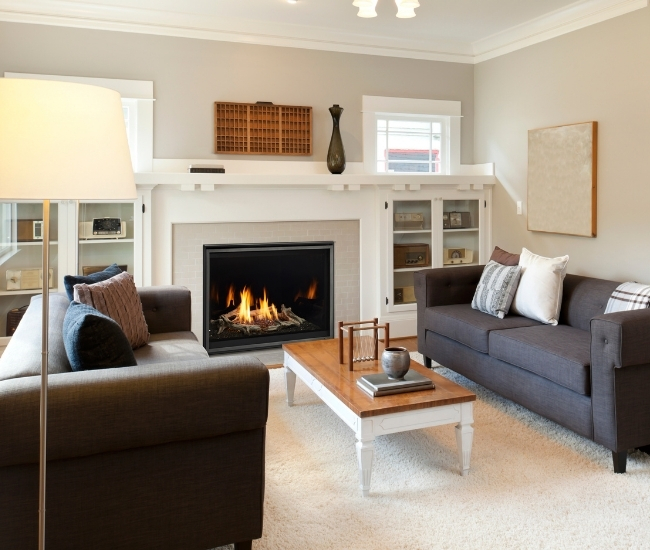 Majestic Meridian Modern Direct Vent Fireplace