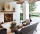 Majestic Castlewood Outdoor Wood Burning Fireplace