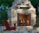 Majestic Castlewood Outdoor Wood Burning Fireplace