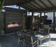 Majestic Lanai Single-Sided Outdoor Vent-Free Linear Fireplace