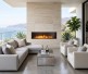 Majestic Lanai Single-Sided Outdoor Vent-Free Linear Fireplace