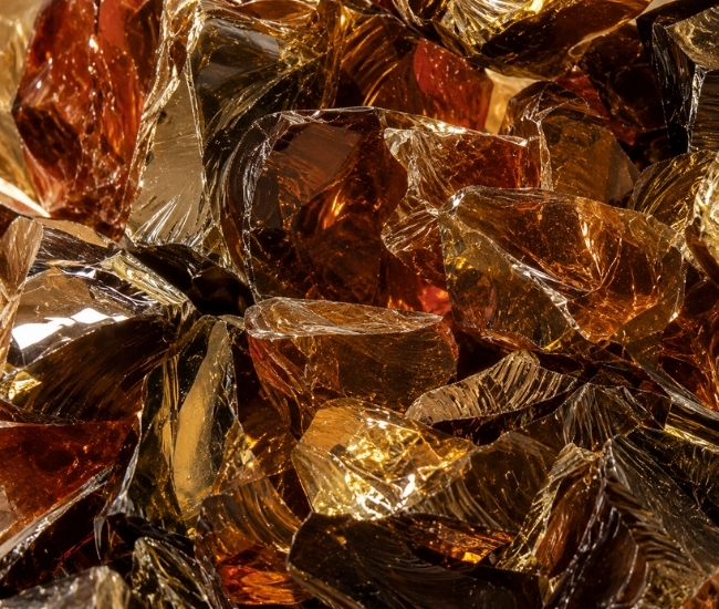 Majestic Amber Glass Media 20lbs for Twilight Modern Fireplace