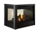Majestic 36-inch Pier Direct Vent Multi Side Gas Fireplace