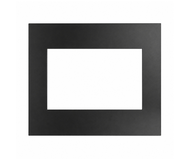 Majestic 36-inch 4 Sided Trim Kit in Black for Quartz Fireplace