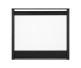 Majestic 36-inch Corner Firescreen Front in Black for Left and Right Corner Fireplace