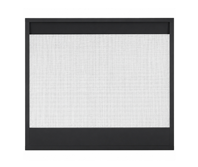 Majestic 36-inch Decorative Mesh Inside Fit Front in Black for Quartz Fireplace