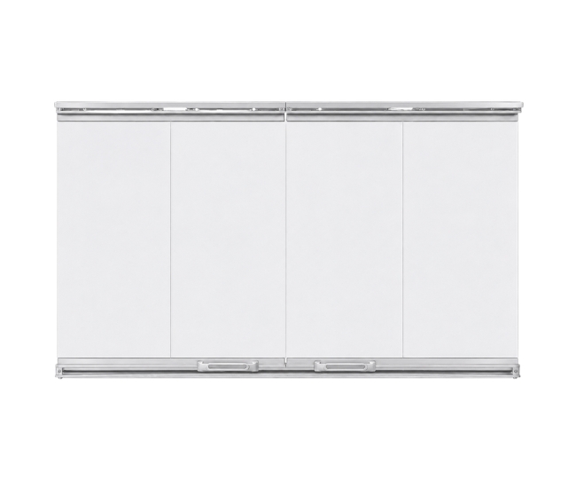 Majestic 36-inch Stainless Steel Bi-Fold Doors