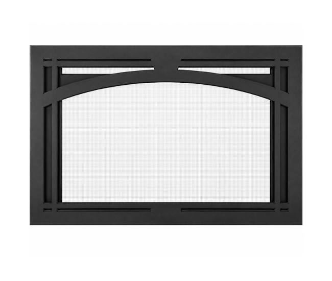 Majestic Tuscan Arch 25-inch Screen Front in Black