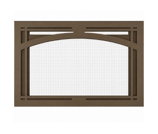 Majestic Tuscan Arch 35-inch Screen Front in New Bronze