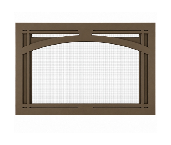 Majestic Tuscan Arch 30-inch Screen Front in New Bronze
