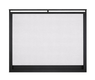 Majestic Ventura Overlap Front in Black for 42-inch Meridian Fireplace