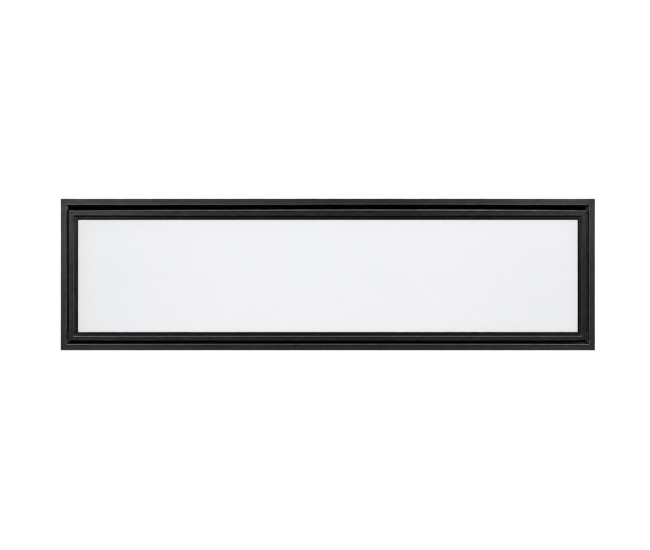 Majestic 60-inch Clean Face Trim in Black for Echelon II Fireplace