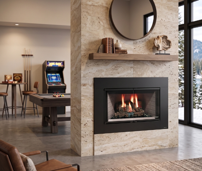 Majestic Sovereign Radiant Wood Burning Fireplace