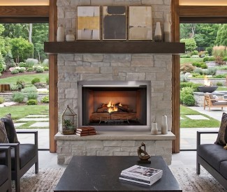 Majestic Vesper Traditional Outdoor Vent-Free Fireplace