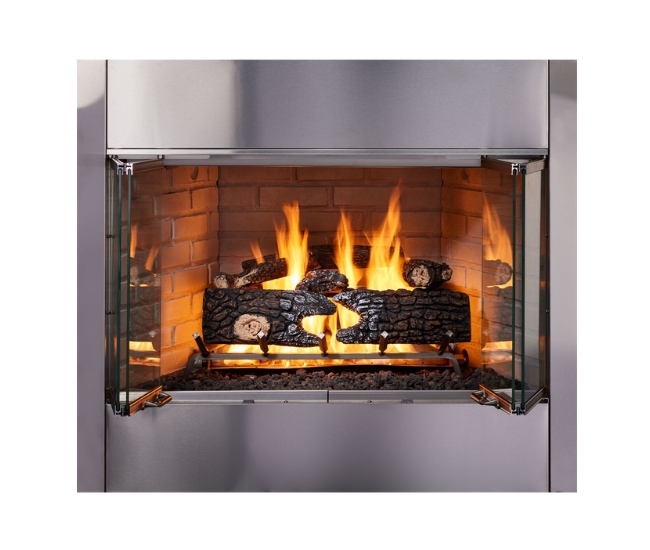 Majestic Villawood Traditional Outdoor Wood Burning Fireplace